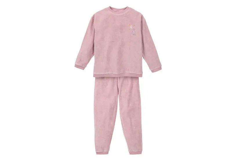People Wear Organic People Wear Organic Pyjama Nicki aus Bio-Baumwolle, Rosa, – Produktbild 2 von 5