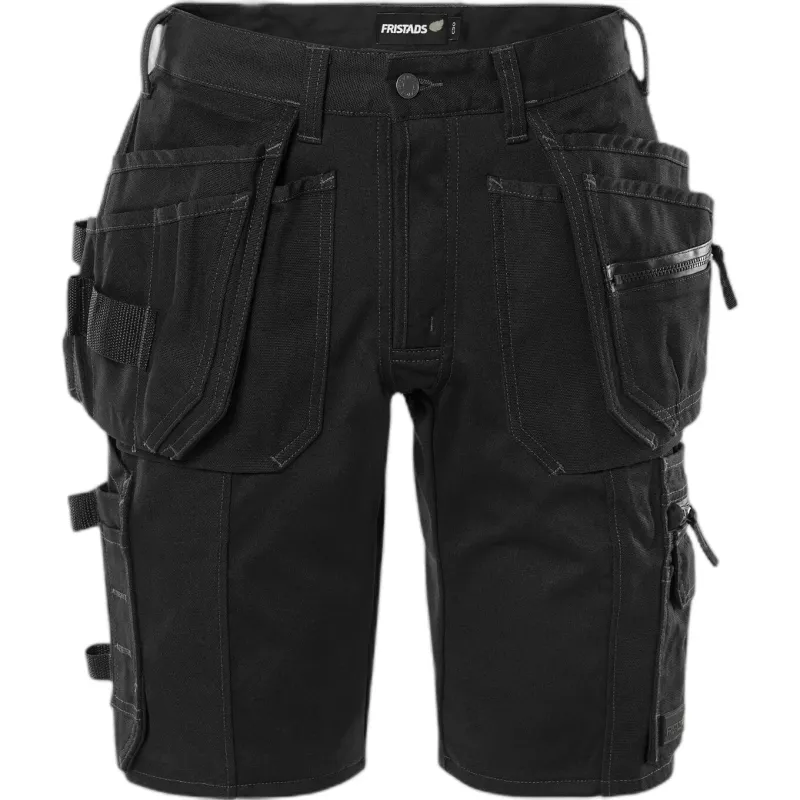 Fristads Dehnbare Bermuda Fristads Outdoor 2532 GCYD, Schwarz, – Produktbild 2 von 2