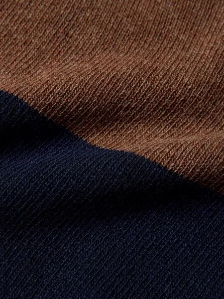 Givn Berlin Givn Berlin Strickpullover GBIvan, Oak brown/midnight blue stripes, – Produktbild 4 von 4