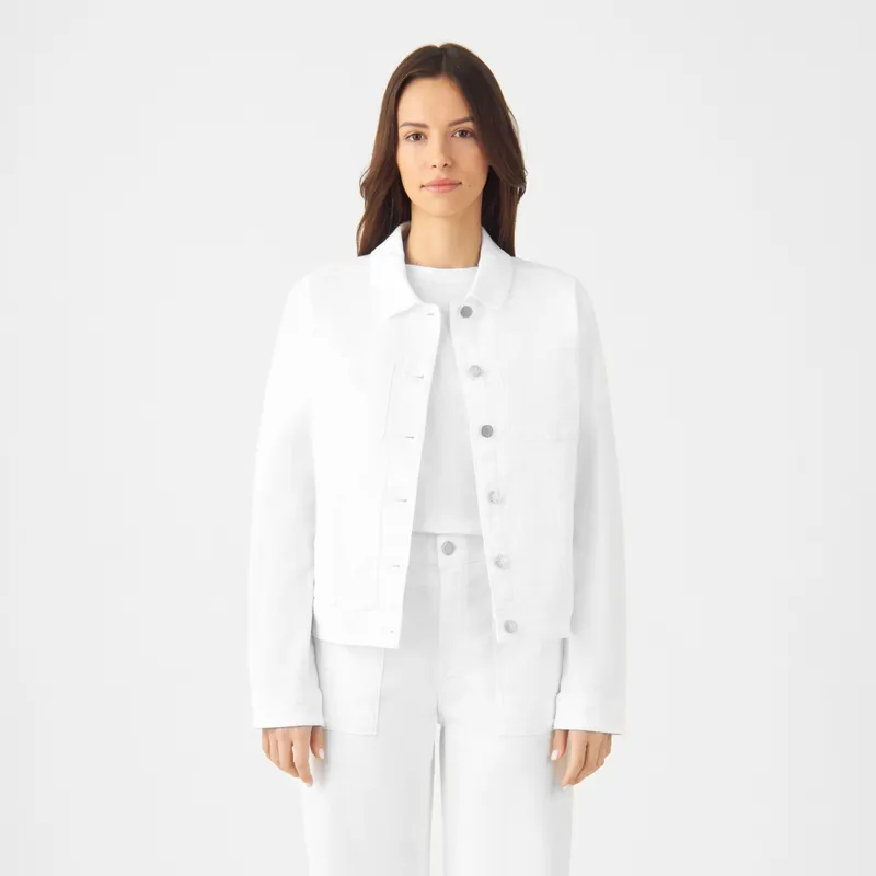 DAWN CALLISTO Jacket Soft Organic - Classic - White Denim - Off White / L – Produktbild 1 von 1