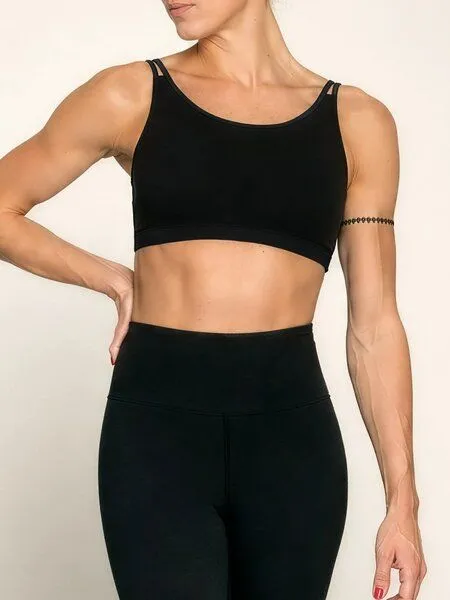 nice to meet me nice to meet me Breathe Bra, Deep black, – Produktbild 3 von 5