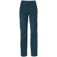 Vaude Vaude Women's Farley Stretch Capri T-Zip Pants III, Blue, – Produktbild 2 von 4