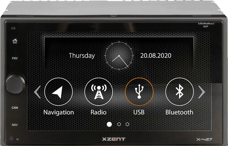 Xzent Xzent X-427 2-DIN Naviceiver Infotainmentsystem – Produktbild 2 von 2