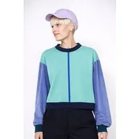 ein garten Studios ein garten Studios Boxy Basic Sweater Color Block – Produktbild 1 von 1