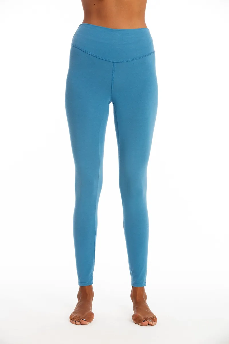 RAVENS VIEW IBIZA RAVENS VIEW IBIZA Damen vegan Legging Deva Maui Blau, Blau, – Produktbild 1 von 2