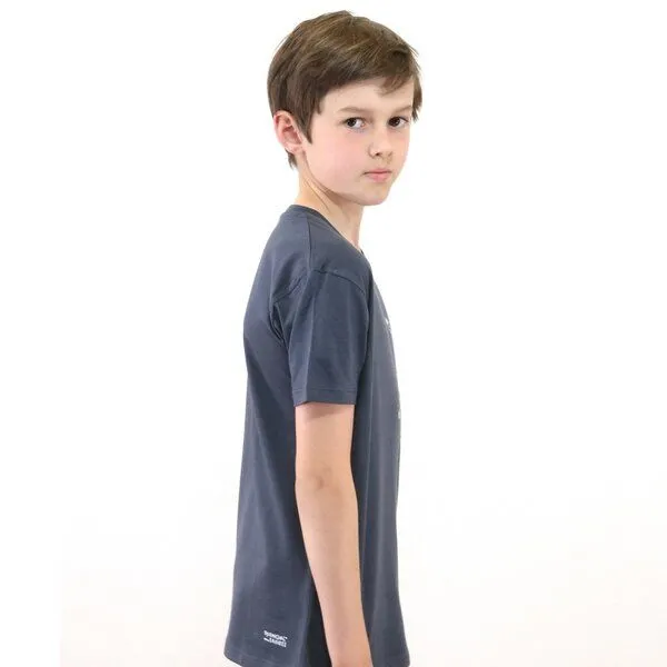 Spangeltangel Spangeltangel Kindershirt "Kosmonaut" anthrazit, Grau, – Produktbild 3 von 4
