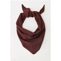 LangerChen LangerChen Dreiecks-Schal aus GOTS-zertifizierter Wolle, Burgundy (rot), – Produktbild 1 von 1