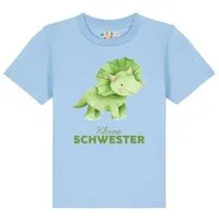 watabout kids watabout.kids T-Shirt Kinder Dinosaurier 01 Kleine Schwester, Blue soul, – Produktbild 1 von 1