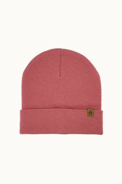 Kopyto Kopyto WOLF - Glatte Zweilagige Beanie Mütze aus 100% RWS-Merinowolle, Rosig, – Produktbild 4 von 6