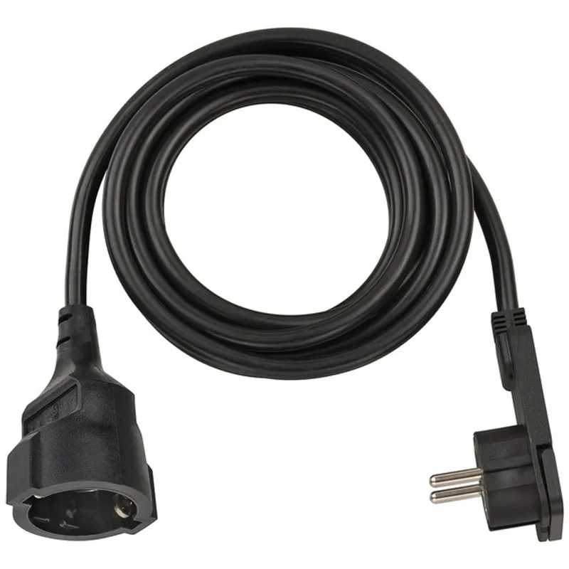 Brennenstuhl brennenstuhl Verlängerungskabel mit Flachstecker, schwarz, 3 m – Produktbild 2 von 2