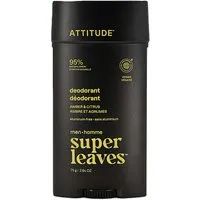 Attitude Attitude Super Leaves Deodorant für Männer - Amber & Zitrusfrüchte – Produktbild 1 von 1