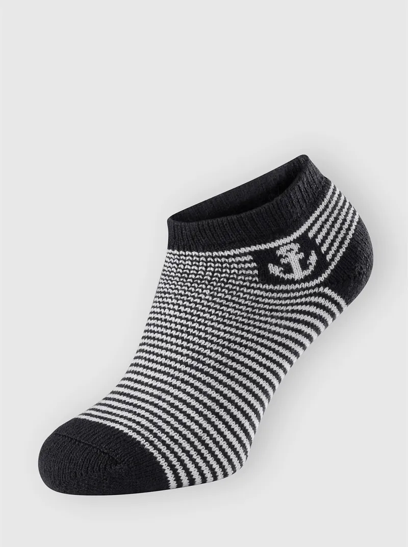wäschepur Socken schwarz-weiß-gestreift, Schwarz-weiß-gestreift, – Produktbild 2 von 3