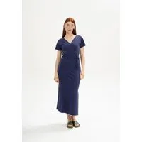 MELA V-Neck Kleid lang Style SHREOSHI | von MELA | Fairtrade & GOTS zertifiziert, Summer night, – Produktbild 1 von 1