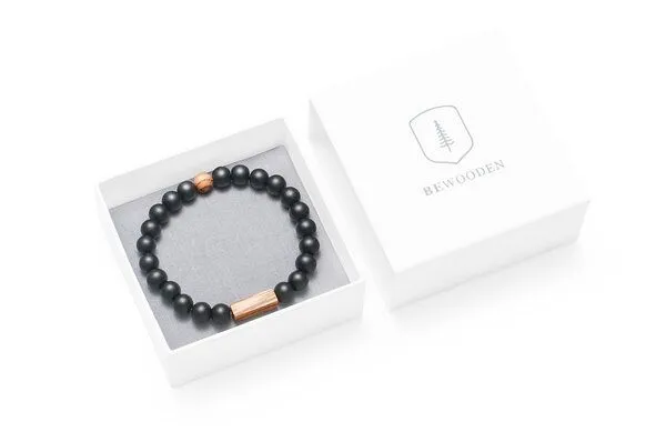 BeWooden BeWooden Perlenarmband Nox Zebrano Bracelet – Produktbild 2 von 2