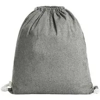 Halfar Halfar Turnbeutel Gymsac aus recycelter Baumwolle 38 x 42 cm Beutel Schuhbeutel, Hellgrau, – Produktbild 1 von 1