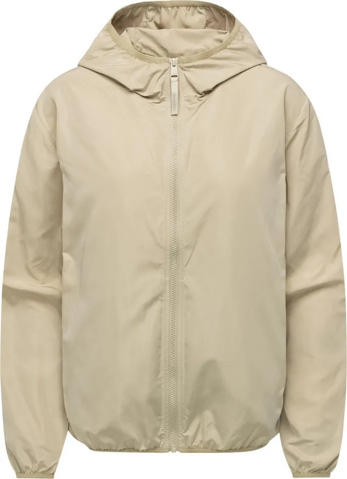 ragwear ragwear Outdoorjacke Vinzie C Extraleichte Übergangsjacke mit Kapuze, Beige|braun, – Produktbild 2 von 4