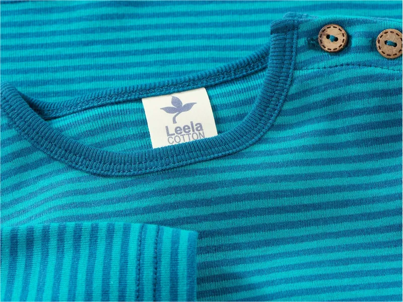 Leela Cotton Leela Cotton Baby und Kinder Langarmshirt, Blau, – Produktbild 2 von 2