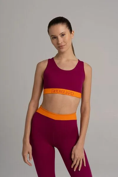 Bodyguard Bodyguard Sports Bra - Lagonisi, Bordeaux, – Produktbild 1 von 4
