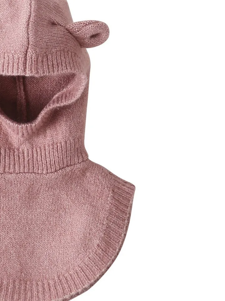 Vertbaudet Vertbaudet Beanie Mädchen Baby Schalmütze mit Teddyohren, Rosa, – Produktbild 3 von 3