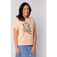 watapparel watapparel T-Shirt Frauen Self love, Fraiche peche, – Produktbild 1 von 1