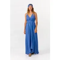 SUITE13LAB SUITE13LAB Damen vegan Kleid Mp Long Mid Blue – Produktbild 1 von 1