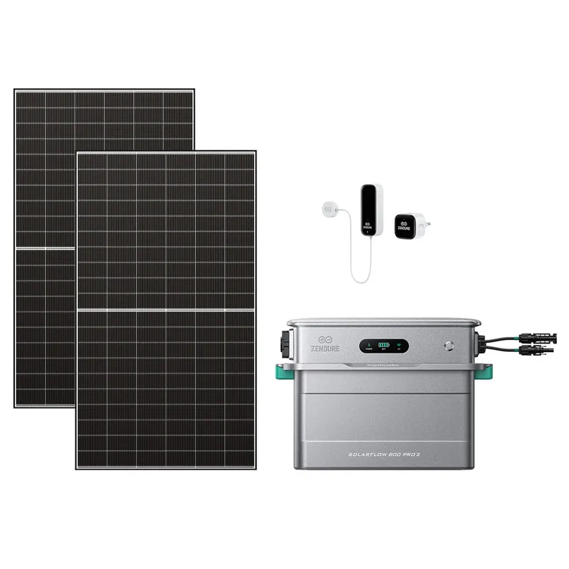 Zendure Deutschland Zendure SolarFlow 800 Pro 2: All-in-one Balkonkraftwerk-Speicher mit KI, SolarFlow 800 Pro 2 + Smart Meter D0 / Ohne Batterie / 2*515W Bifaziale (1339Wp Max) – Produktbild 1 von 1