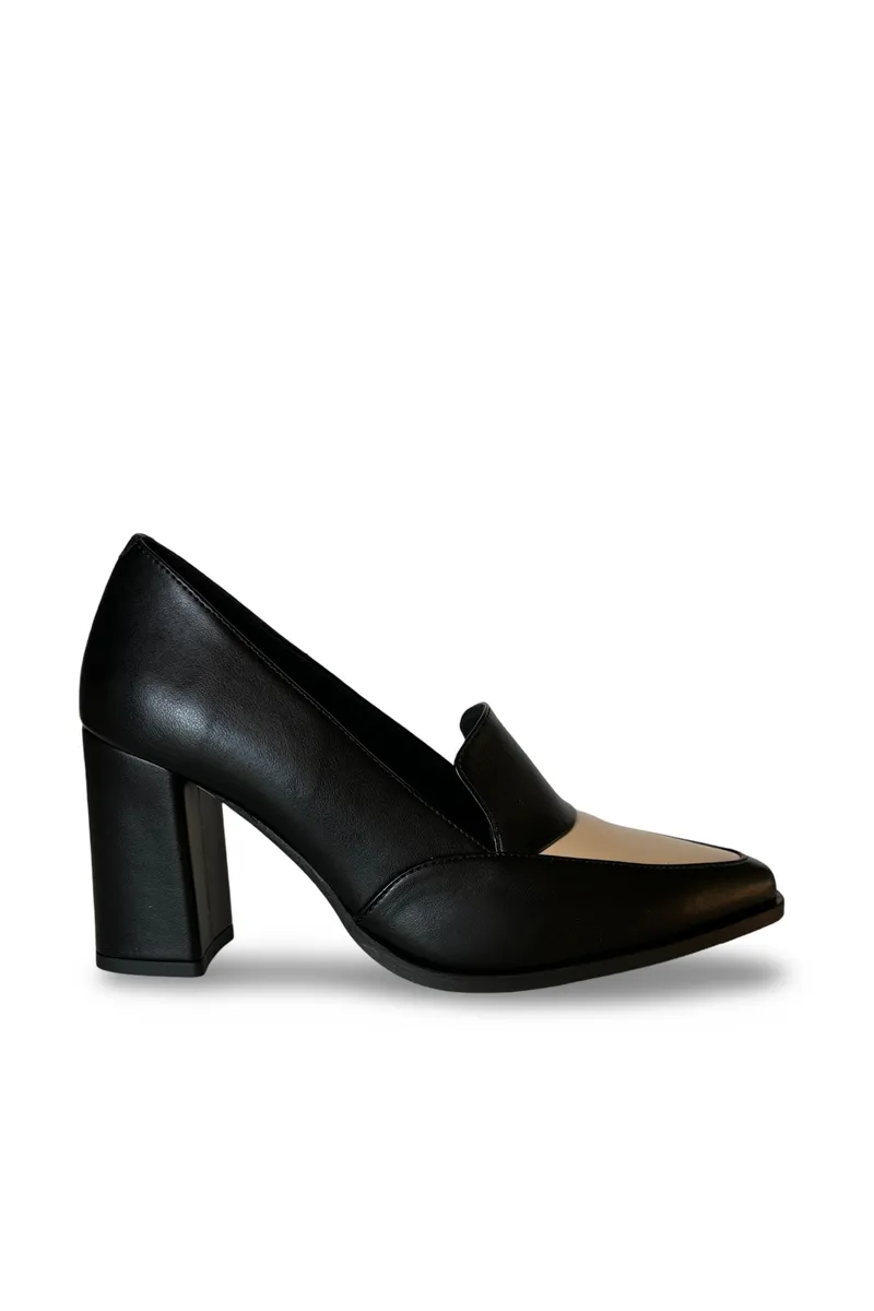 NAE NAE Damen vegan Loafer Julia Schwarz, Schwarz, – Produktbild 2 von 2
