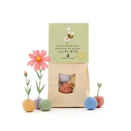 Die Stadtgärtner Die Stadtgärtner 8 Wildblumen-Saatkugeln als kreatives Geschenk | Geschenkidee für Geburtstage, als Dankeschön & als lustiges Geschenk – Produktbild 1 von 1