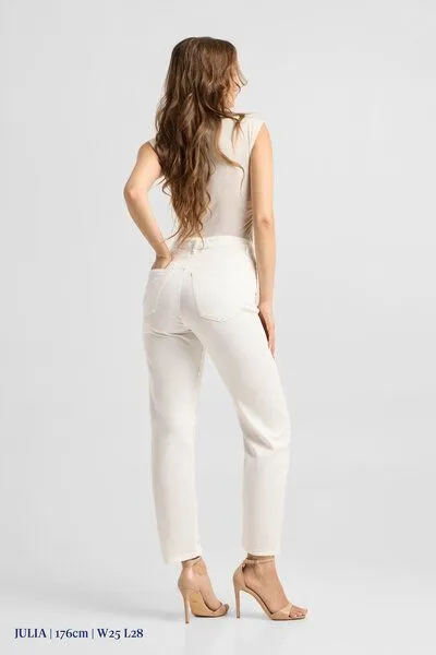 DAWN Damen Jeans STARDUST High Waist O-Shape DAWN Bio-Baumwolle, Blue, – Produktbild 5 von 6