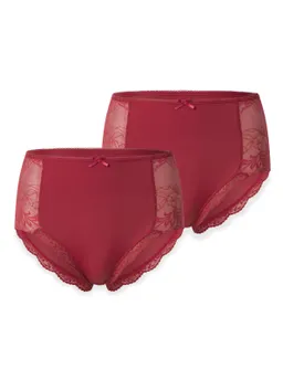 wäschepur Taillenslip 2x kirsche – Produktbild 1 von 1