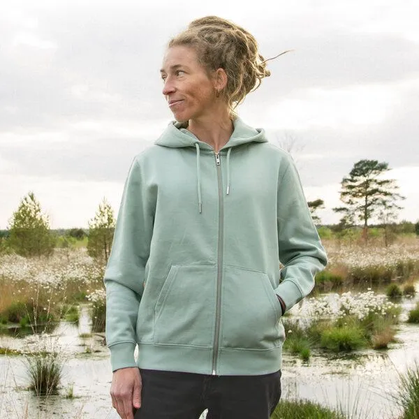 Cmig Cmig Birken Kapuzenjacke unisex, Aloe (türkis), – Produktbild 3 von 8
