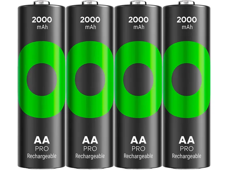 GP Battery 4er-Pack GP Battery Ready-to-use Akku "ReCyko+ Pro" Mignon, AA, 1,2 V, 2.000 mAh – Produktbild 1 von 1