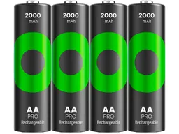 GP Battery 4er-Pack GP Battery Ready-to-use Akku "ReCyko+ Pro" Mignon, AA, 1,2 V, 2.000 mAh – Produktbild 1 von 1