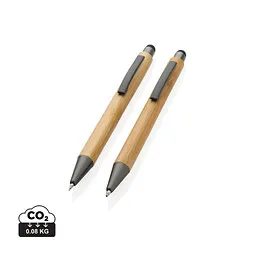 XD Collection XD Collection Modernes Bambus-Stifteset in Box – Produktbild 1 von 1