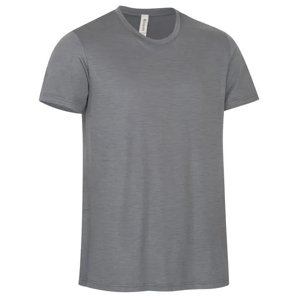 Kaipara - Merino Sportswear Kaipara - Merino Sportswear URBAN Merino Shirt Herren Kurzarm Regular 150, Elephant, – Produktbild 2 von 2