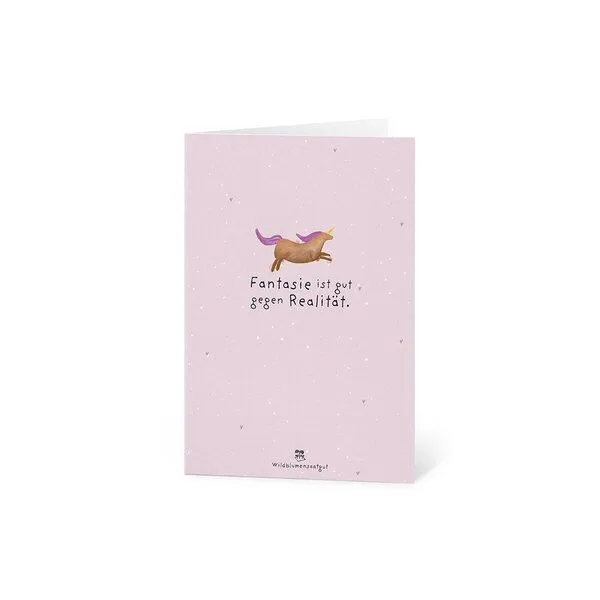 Die Stadtgärtner Die Stadtgärtner Grußkarte mit Saatpapier und Umschlag | Karte zum Geburtstag, Lachen & als Gruß – Produktbild 1 von 2