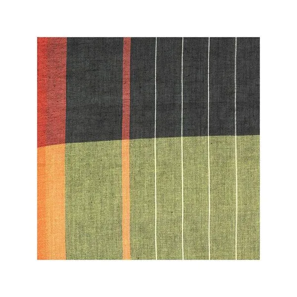 CONTIGO Fairtrade CONTIGO Fairtrade Schal HANDWEAVE aus Biobaumwolle, 200 x 75 cm, Active rot-gün, – Produktbild 2 von 2