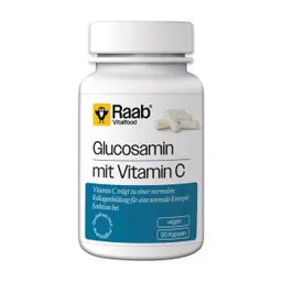 Raab Vitalfood Raab Vitalfood Glucosamin mit Vitamin C, 90 Stück, 72 g – Produktbild 1 von 1