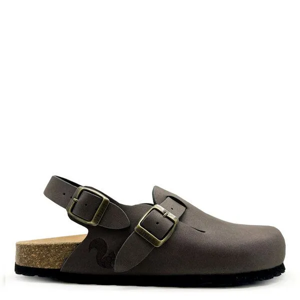 thies Vegane thies ® Eco Bio Backstrap Clogs aus rec. PET mit Kork-Tieffussbett, Natural, – Produktbild 1 von 7