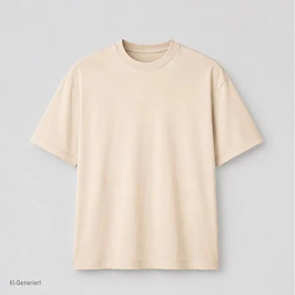 Ethnotek Ethnotek Heavyweight Organic Cotton Oversized T-Shirt, Sand - dune, – Produktbild 1 von 4