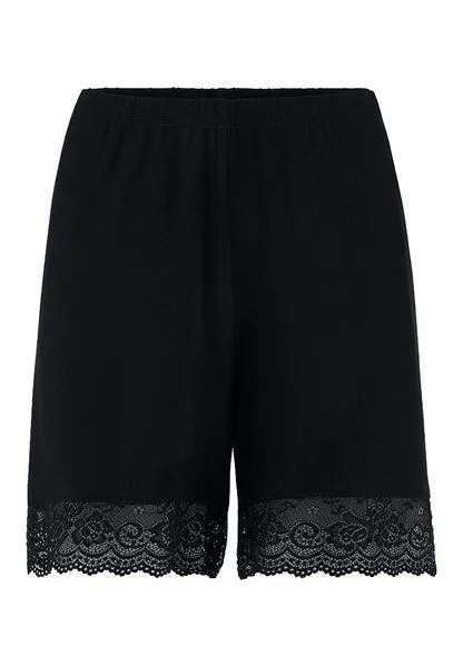 hessnatur hessnatur Schlafshorts PURE SENSE LACE aus TENCEL Modal, Schwarz, – Produktbild 3 von 4