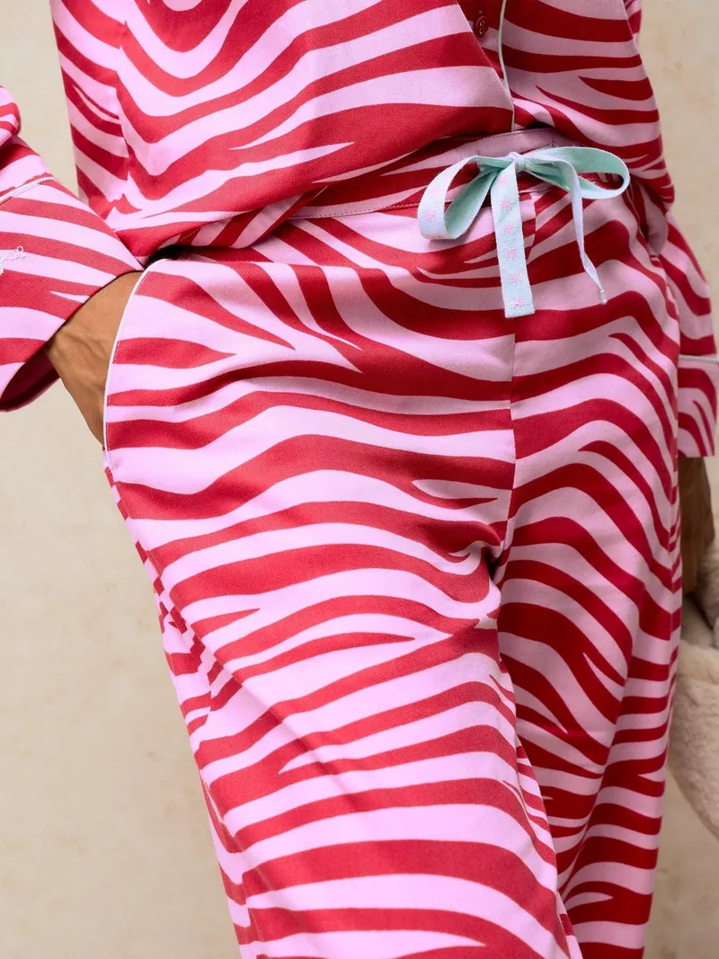 White Stuff White Stuff Pyjamahose Nina, Rosa print, – Produktbild 3 von 4