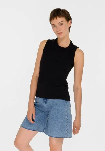 THOKKTHOKK ThokkThokk TT105 Double Layer Tanktop (GOTS), Black (schwarz), – Produktbild 1 von 7
