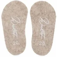 WoolFit WoolFit 3mm dünne Filz-Einlegesohlen 100% Wollfilz - mulesingfrei - passt in jeden Schuh, Beige kinder, – Produktbild 1 von 1