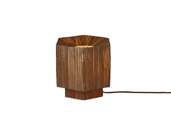 GOOD&MOJO GOOD&MOJO Tischleuchten Panama, Braun, – Produktbild 3 von 3