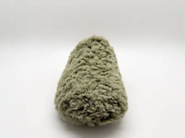 thies Hausschuh "thies ® Rec Fluffy Slipper" aus rec. PES, Emerald (grün), – Produktbild 4 von 4