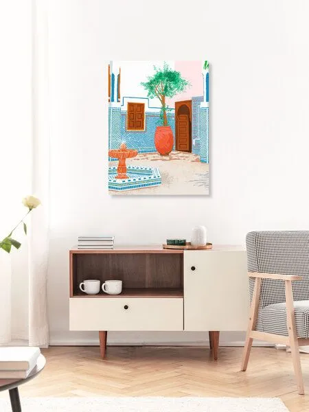Photocircle Photocircle Poster / Leinwandbild - Moroccan Villa – Produktbild 3 von 4