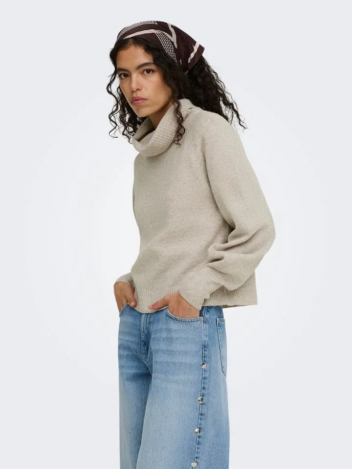 Only Only Strickpullover, Beige, – Produktbild 1 von 4