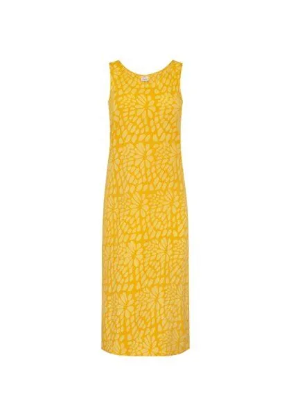 Global Mamas Global Mamas Bio Jersey Kleid -TANK - Floral Burst Gold – Produktbild 1 von 4