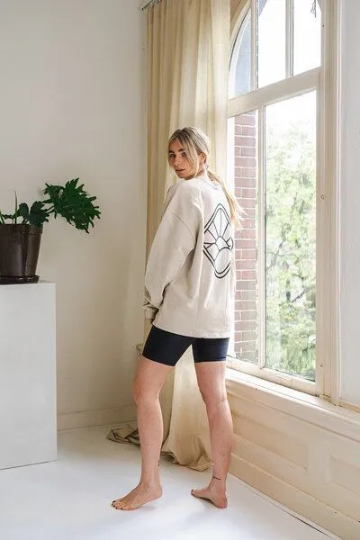 The View Yoga The View Yoga Jamu Sweater, Beige, – Produktbild 1 von 4